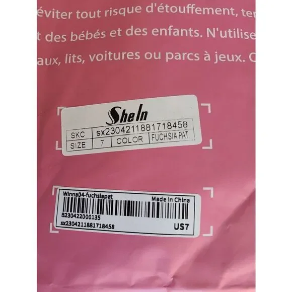 Barbie Pink Artificial Patent PU Leather Closed Toe Platform Pumps SIZE 7 NEW - Picture 7 of 15